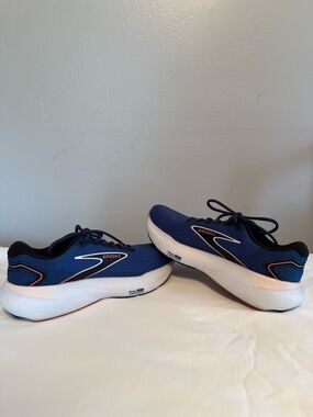 Brooks Navy Blue, White and Orange Women's Running Shoes Glycerin 21